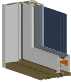 Inova Высокая воздушная тепловая система раздвижной двери